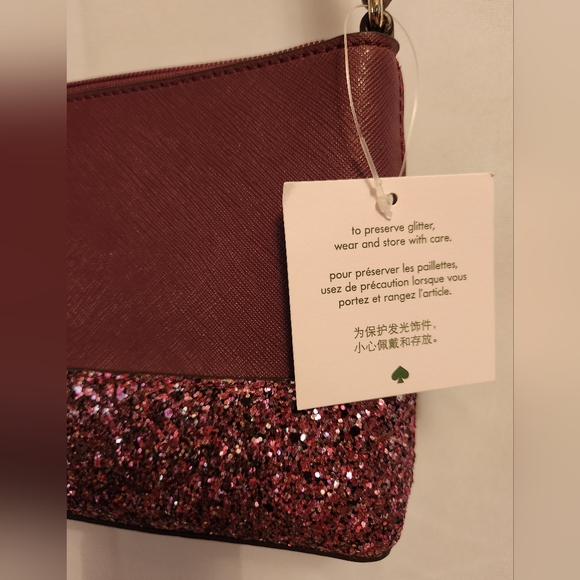 Kate Spade Cherry Red Glitter Crossbody - Picture 3 of 12